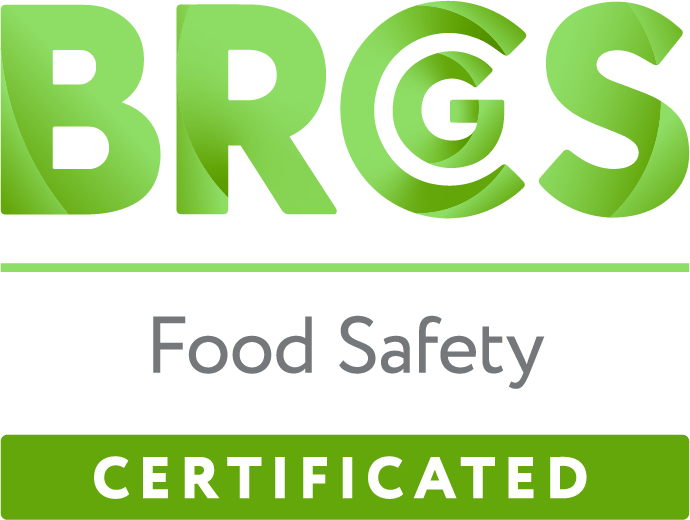 BRCGS Amber Wave Food Safety Certified